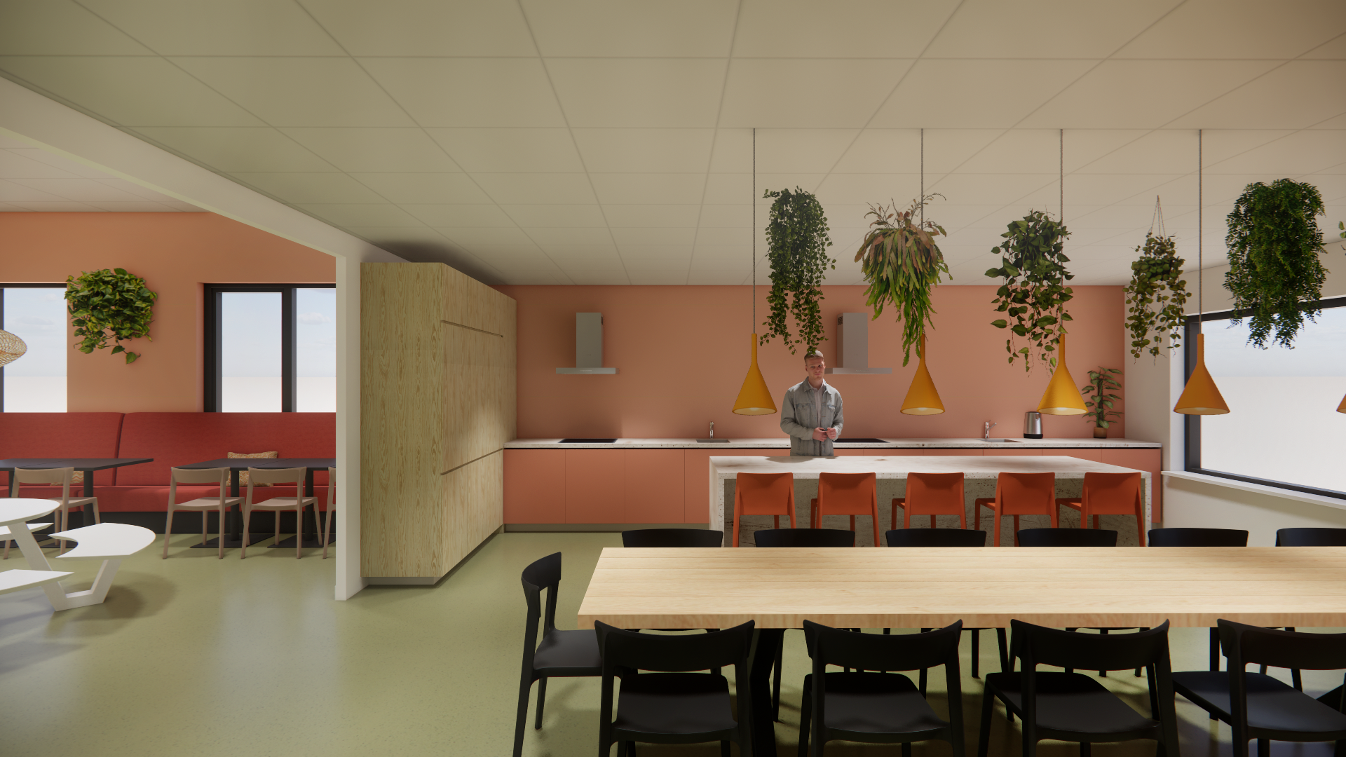 Interieur ontwerp kinderdagopvang Stichting Kwest