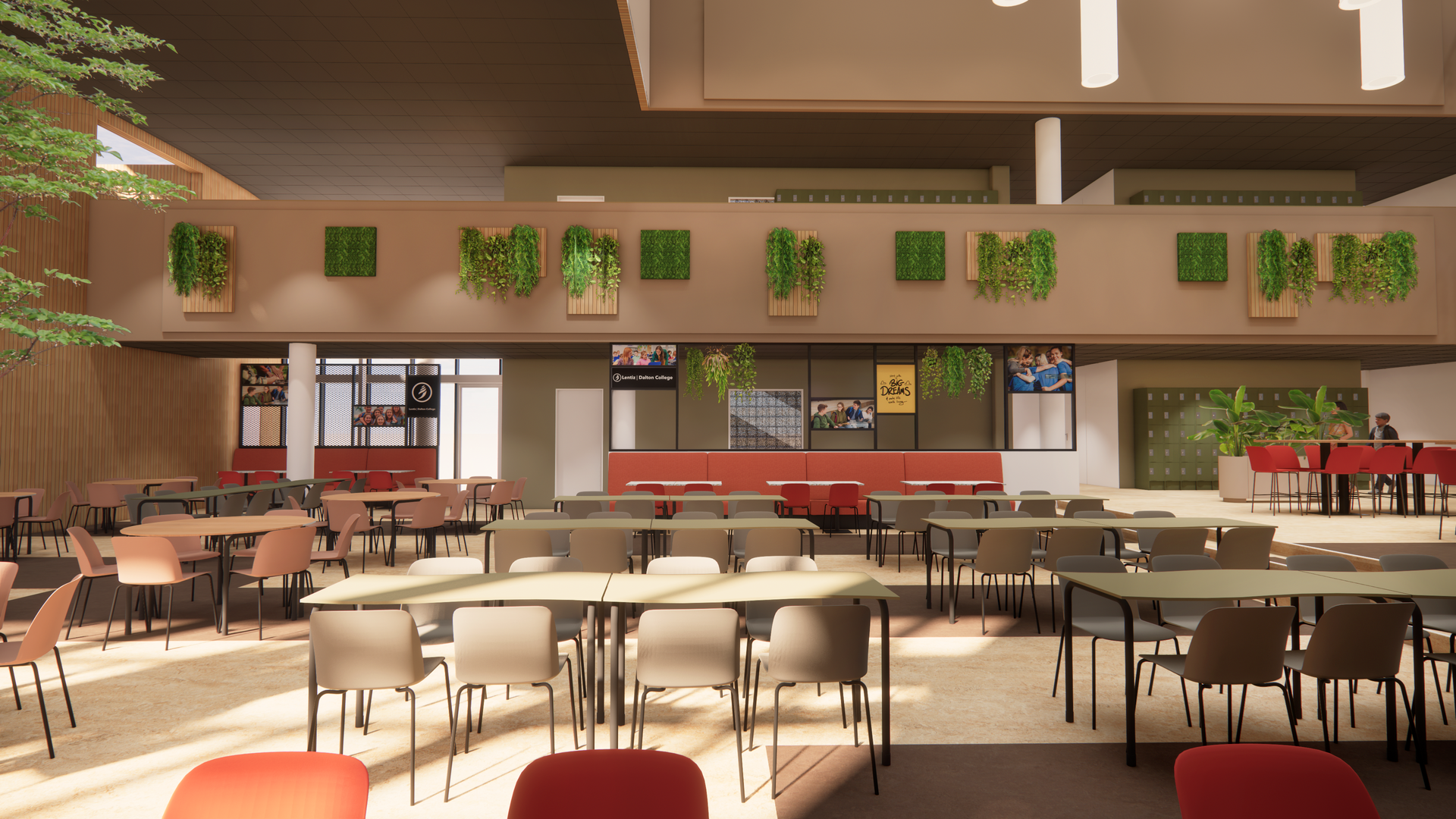 Interieurarchitectuur middelbare school Lentiz Dalton College