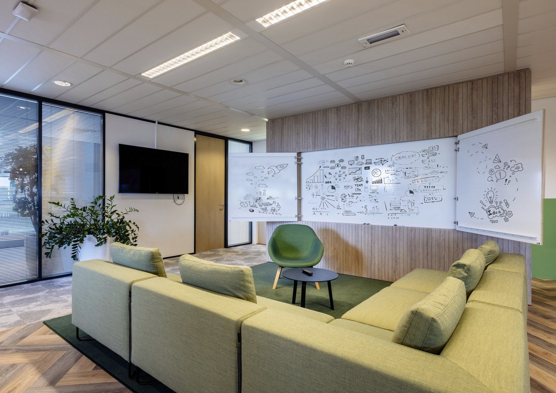 vernieuwend interieurdesign kantoor flexwerken