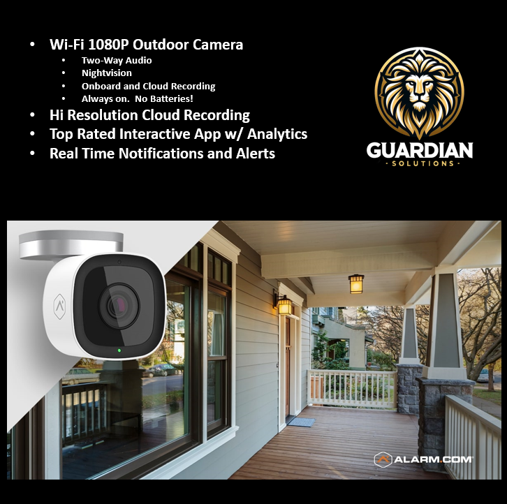 1080P Outdoor WiFi Camera w/ Two-Way Audio