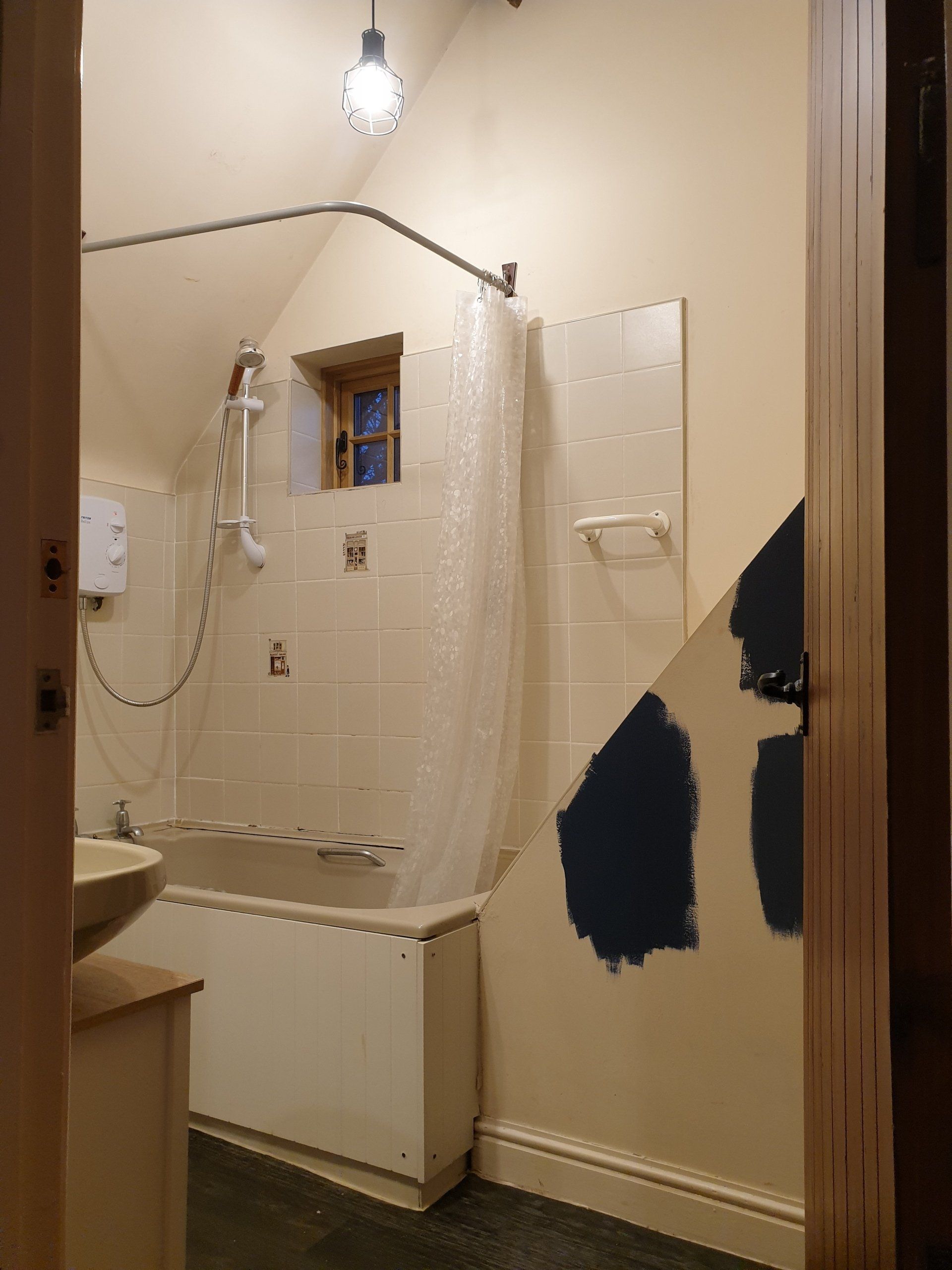 Outdated family bathroom