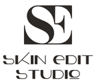 Black-and-white “SE Skin Edit Studio” logo on a white background