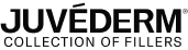 Juvéderm logo with “Collection of Fillers” tagline on a white background