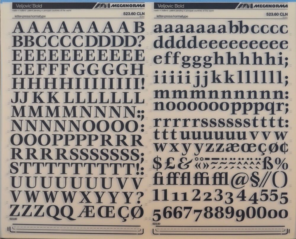 LETRAS TRANSFERIBLES PLANILLA