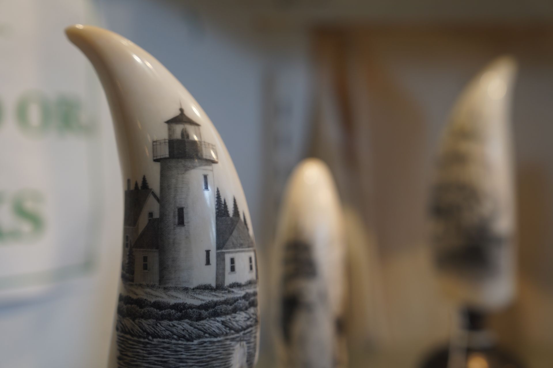 Nantucket's scrimshaw artists.