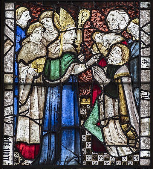 The Sacrament of Confirmation. Jules & Jenny from Lincoln, UK, CC BY 2.0, via Wikimedia Commons