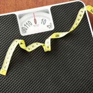 Weight scale.
