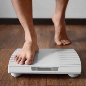 Weight scale.