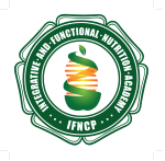 Green and white academy logo with an apple symbol. Text reads