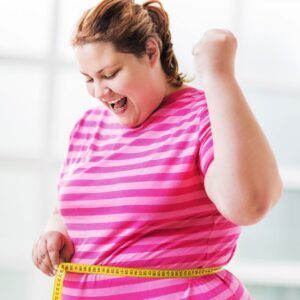 woman losing weight
