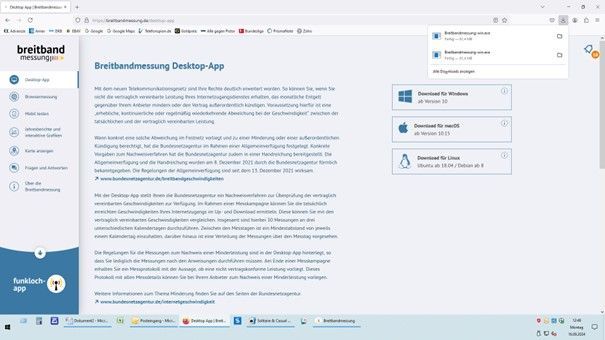 Breitbandmessung Prismanote Cloud software
