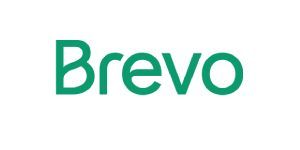 Brevo-Logo in Grün auf weißem Hintergrund
