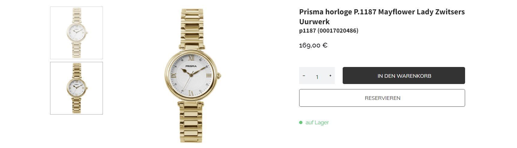 Prisma Uhren im Prismanote Webshop