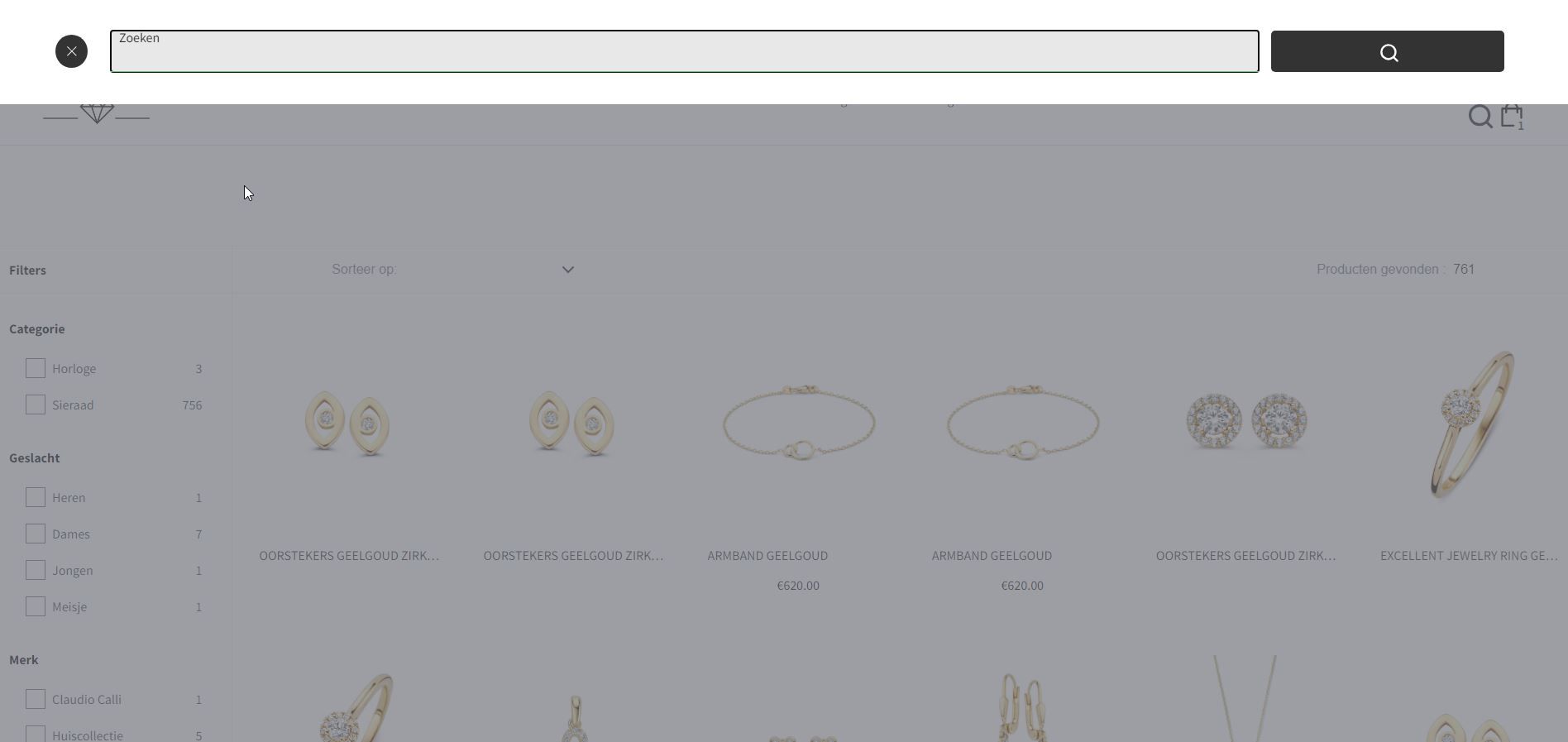 Die smarte Schmuck- Suche im Prismanote Webshop