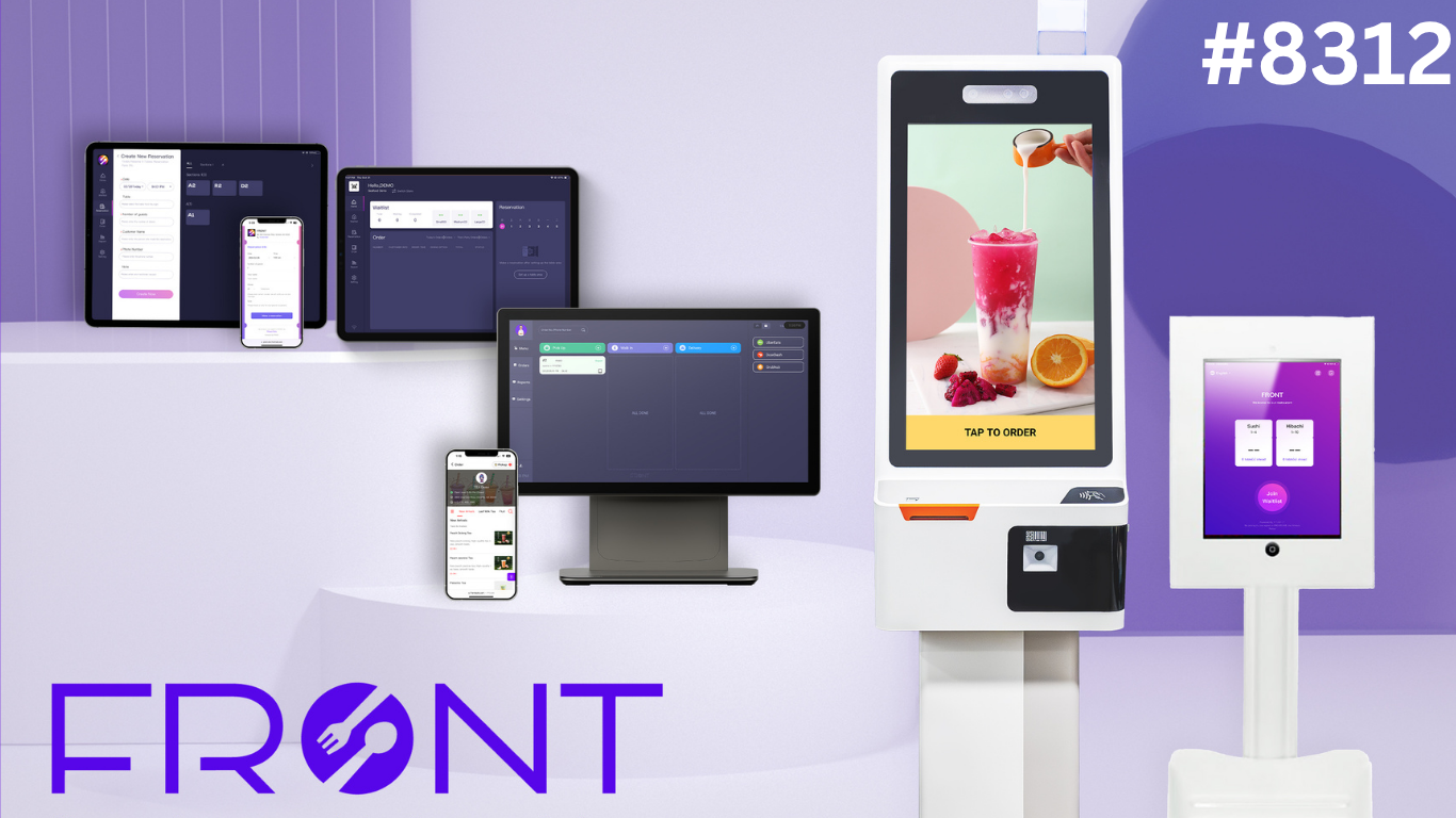 Front POS system, Kiosk, Online Ordering system, and Waitlist & Reserve system at NRA 2025