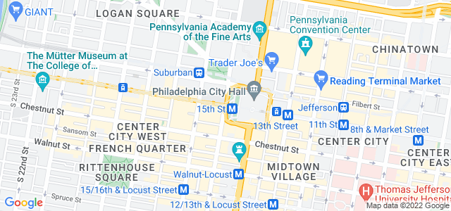 Map of business location