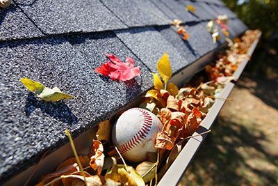 rain gutter cleaning