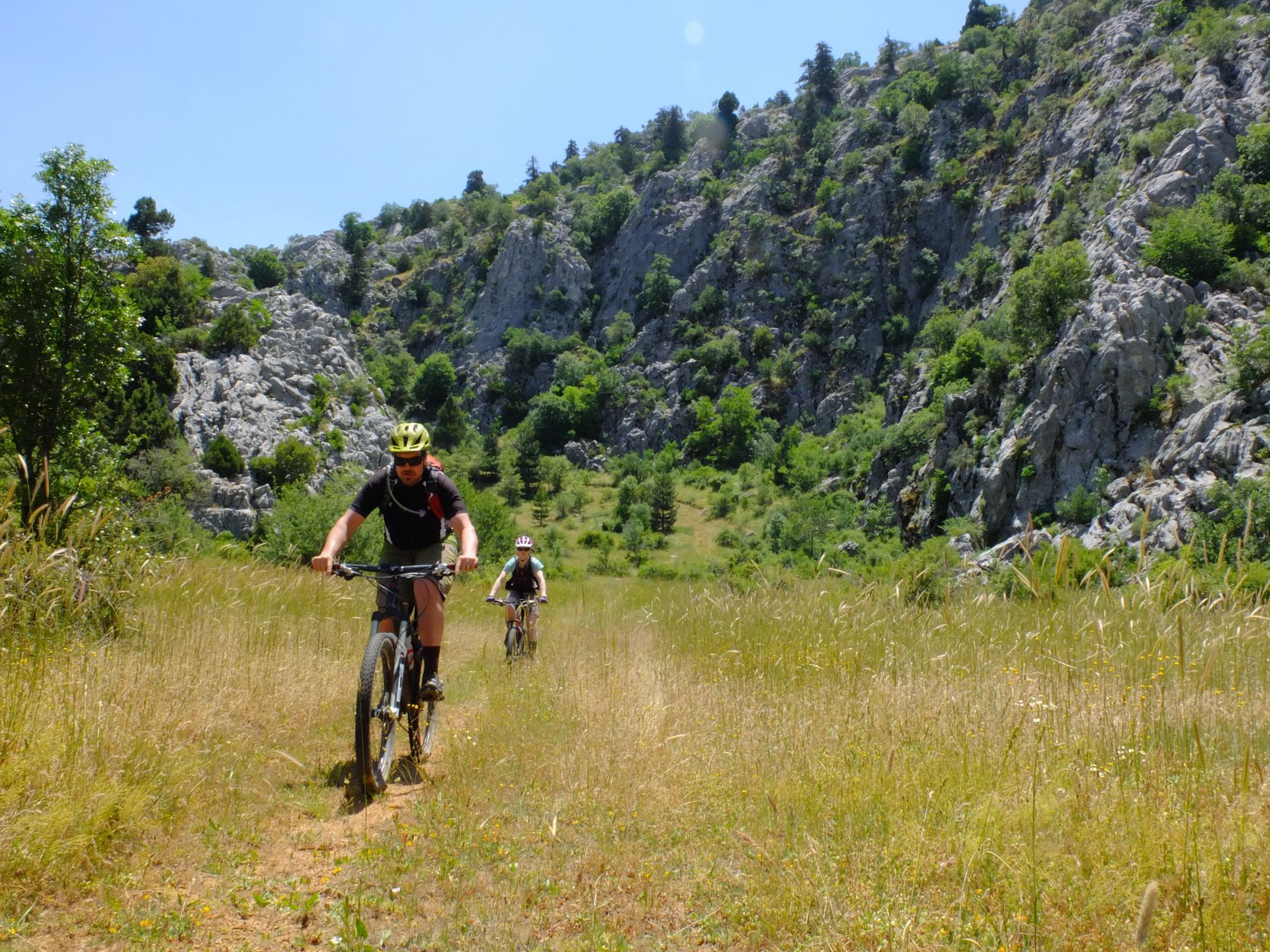 Een single track tijdens de mountainbikereis in het Taurusgebergte