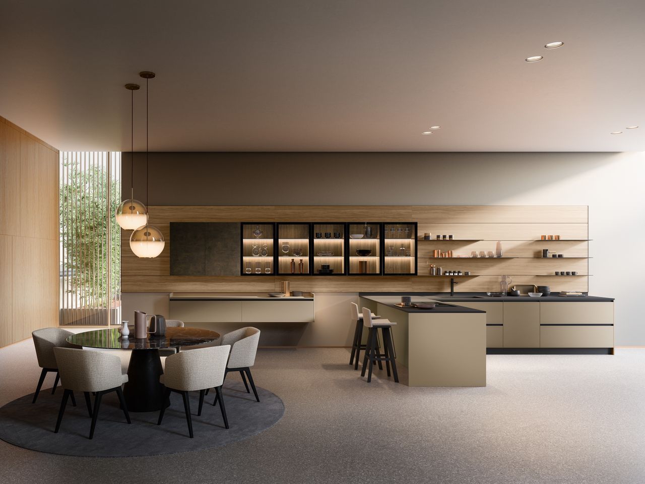 cucina dal design moderno e funzionale