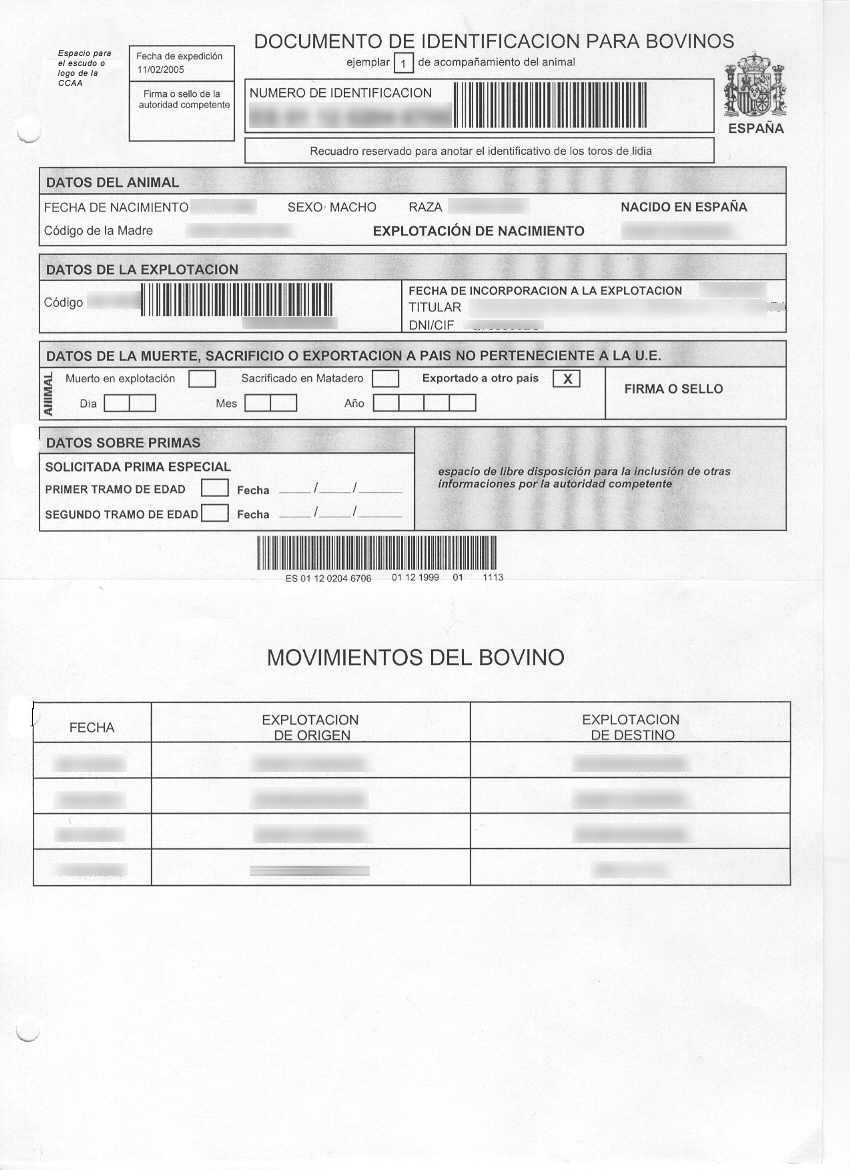 Un trozo de papel con un código de barras