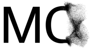La palabra mc está escrita en negro sobre un fondo blanco.