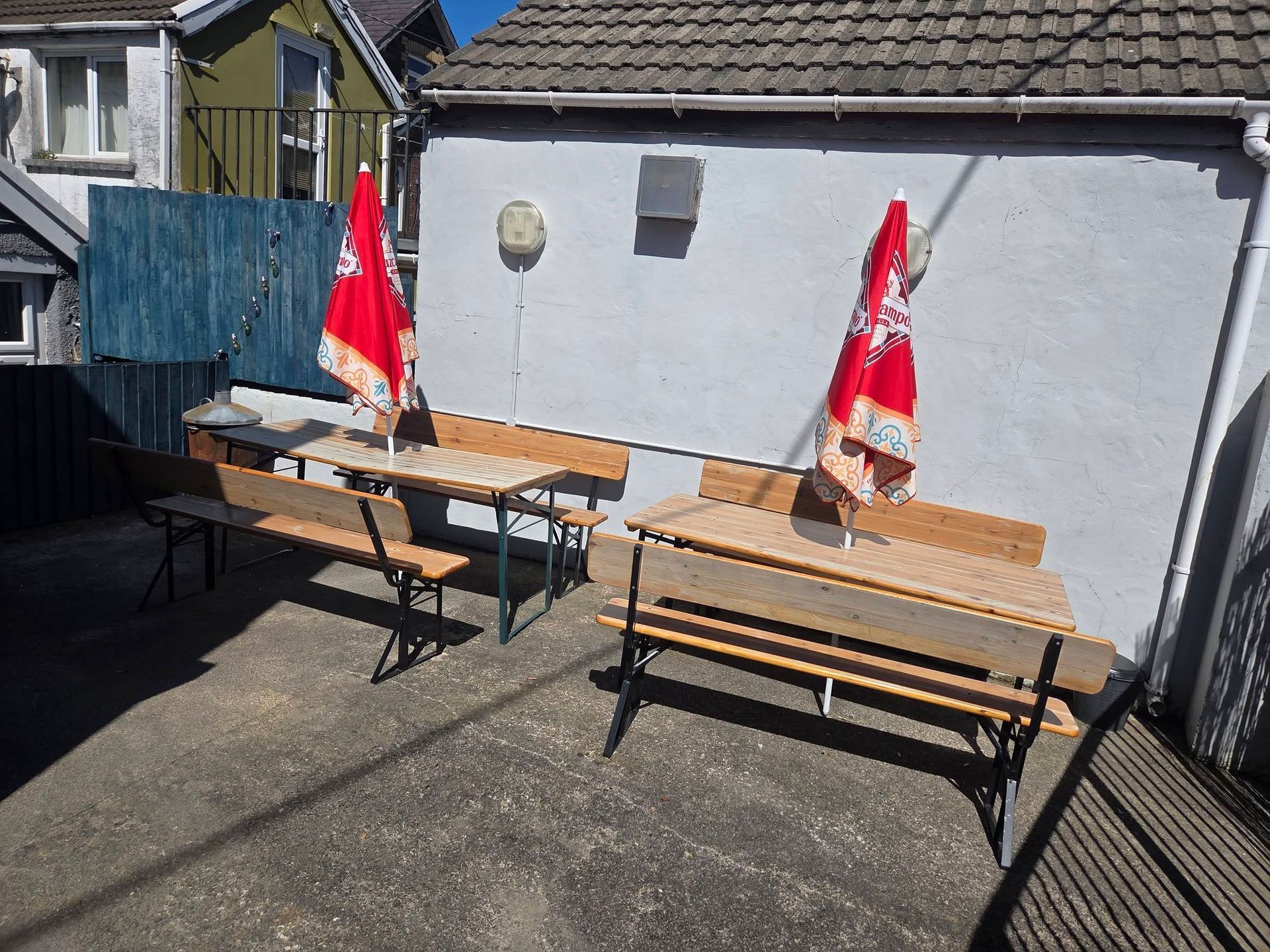 Cwmcarn Social Club Beer Garden