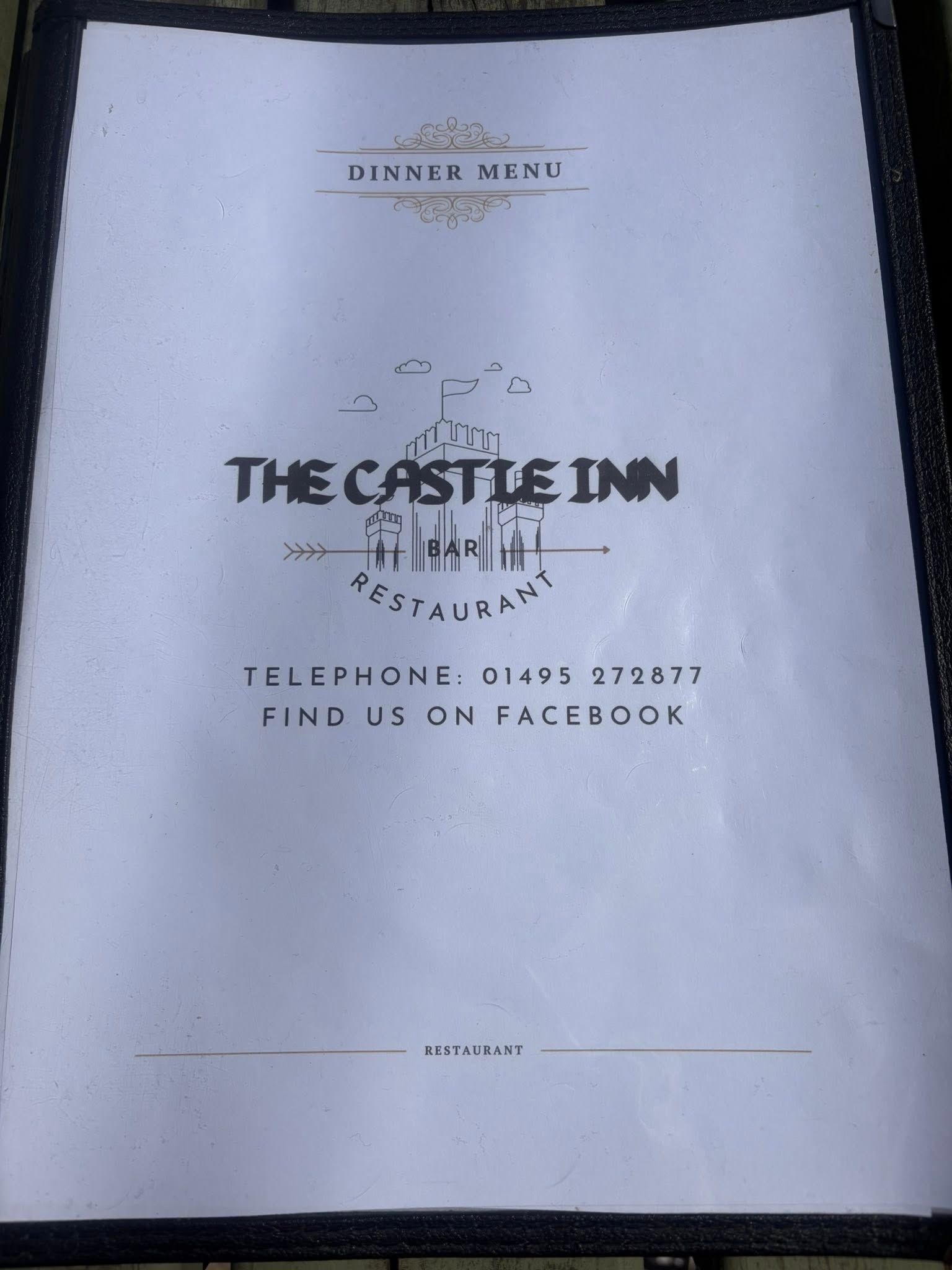The Castle Pontywaun Menu