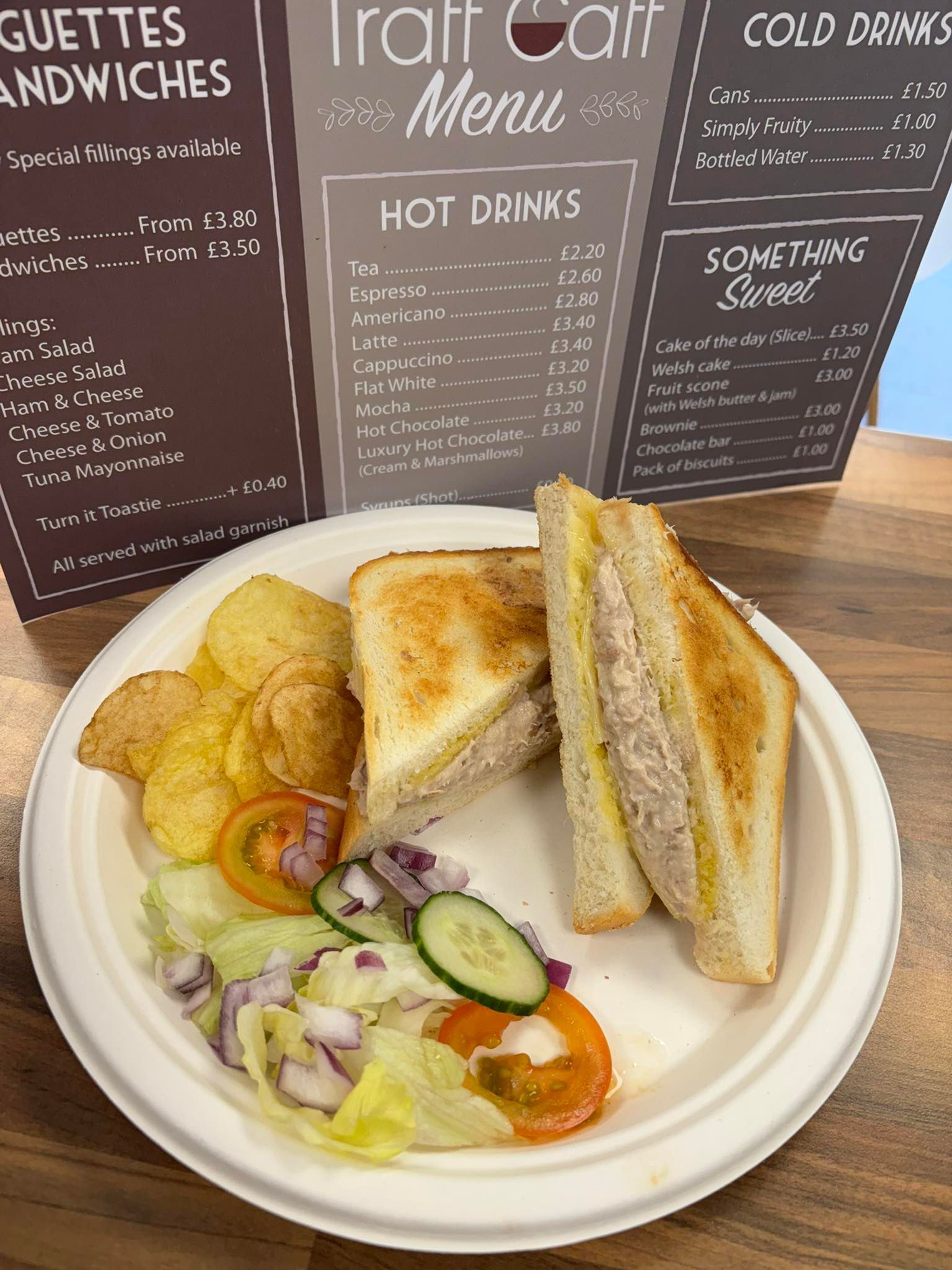 Traff Caff Menu