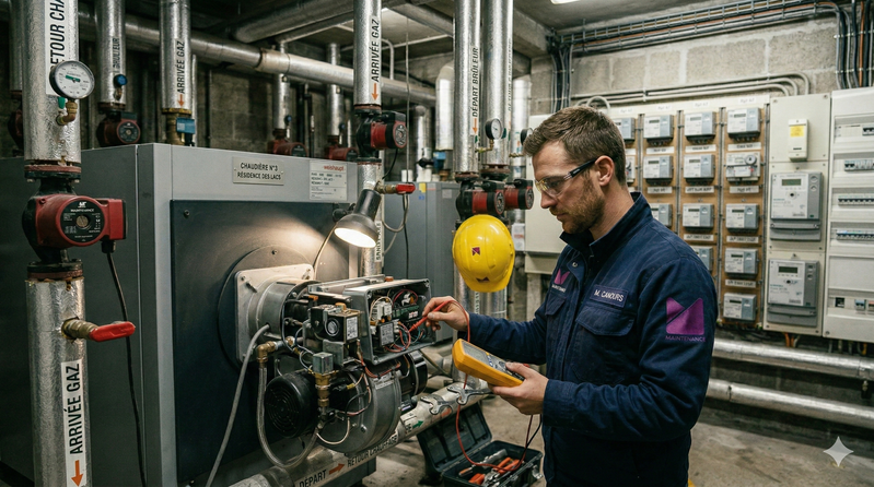 Contrats d'entretien pour immeubles ou installations individuelles.