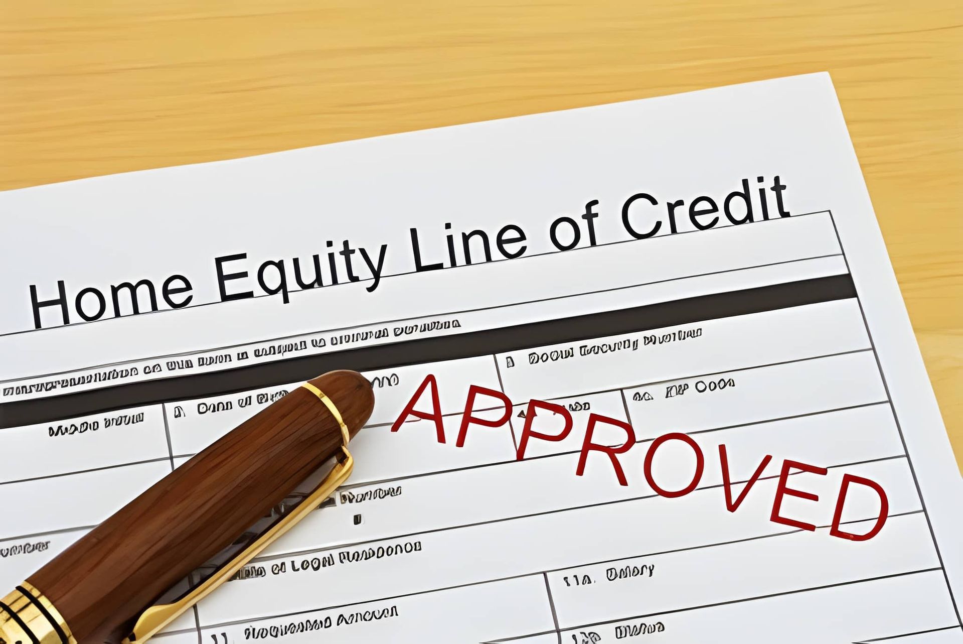 Home Equity Line of Credit Document — Peterson Property Valuations Brisbane in Burleigh, QLD