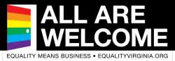 This is the logo for equality in businesses for Virginia.