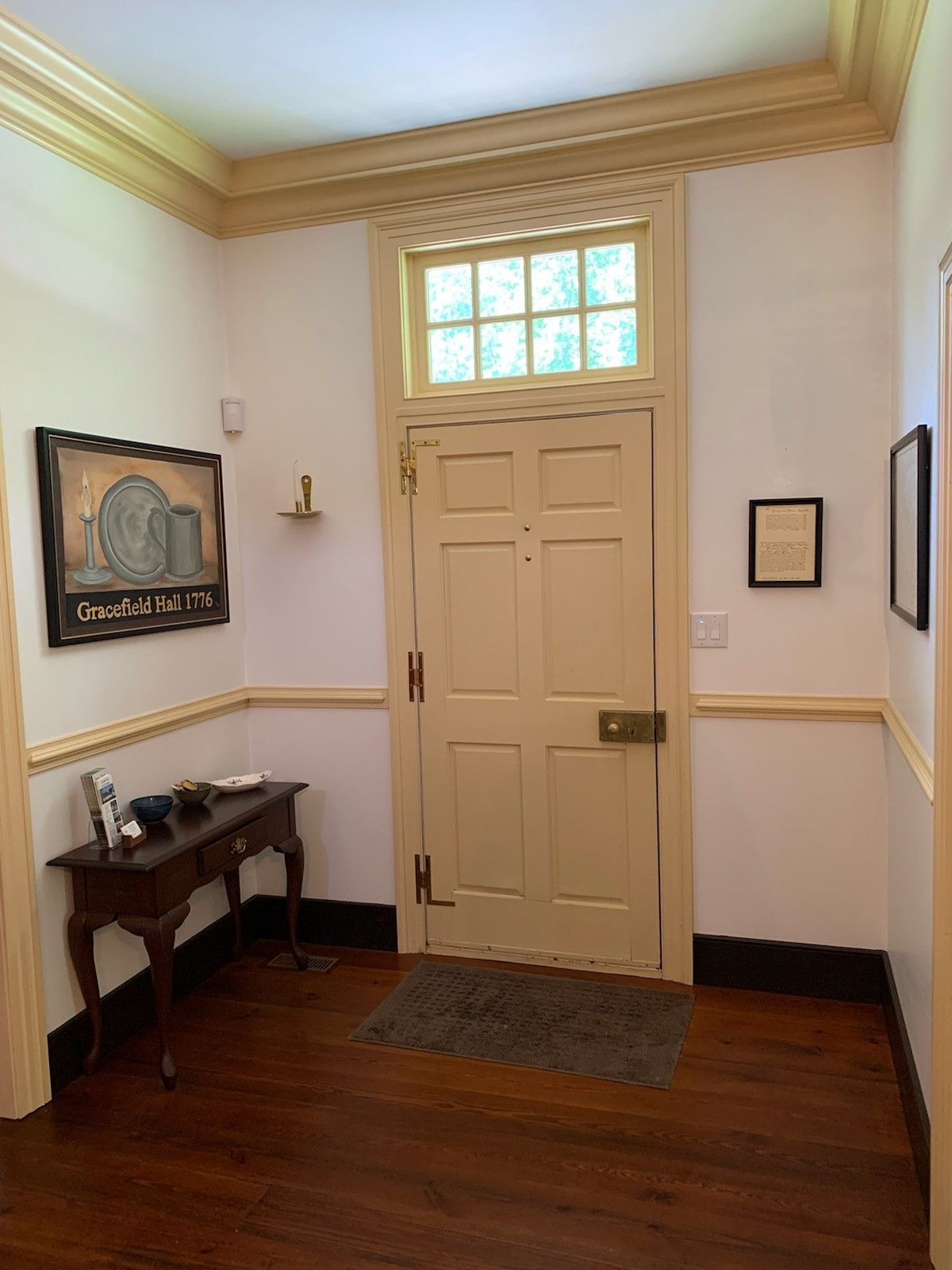 This is the front door of the BNB.