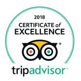 This is the Trip Advisor logo for Certificate of Excellence.