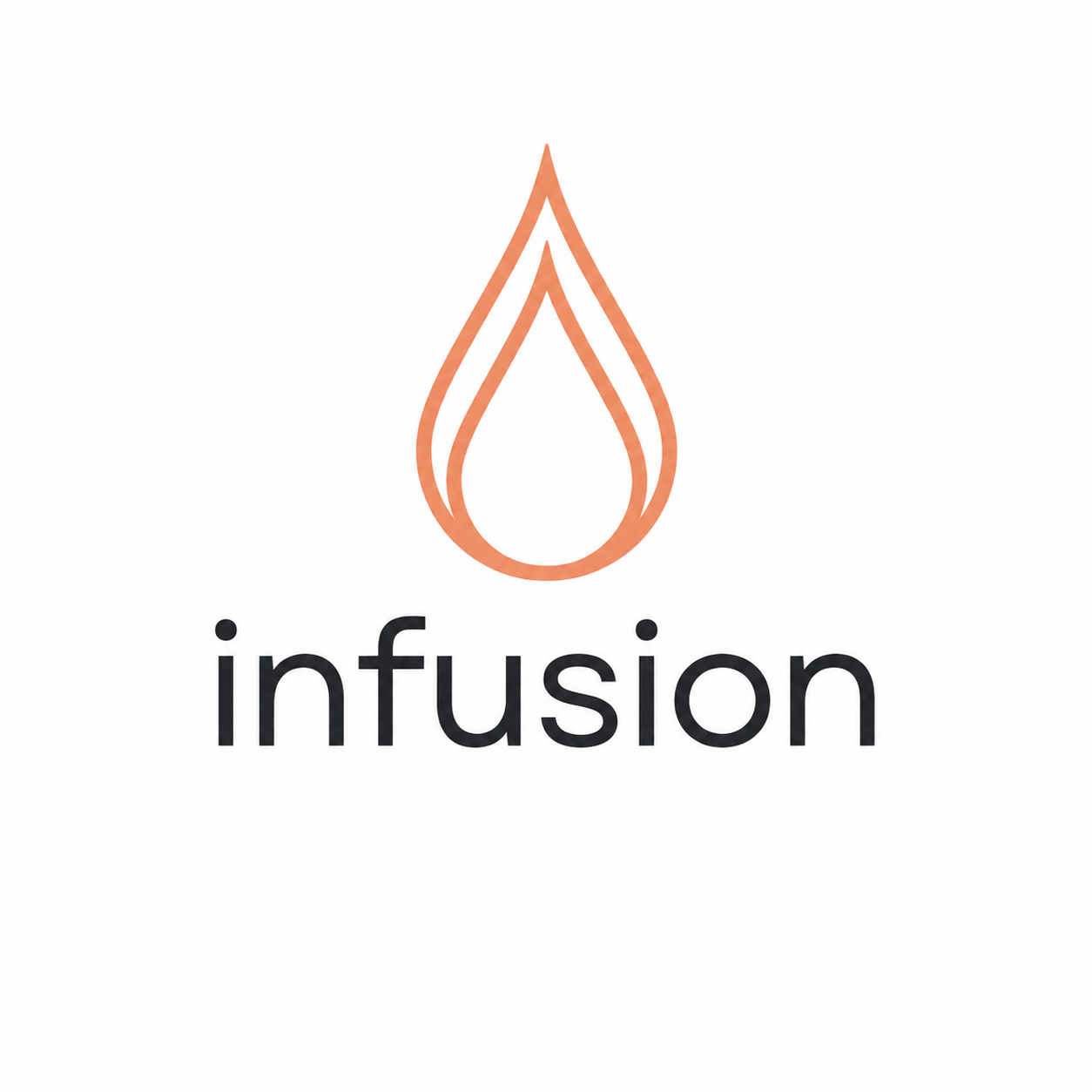 Infusion IV Lounge A logo for infusion iv lounge shows a drop of liquid in a circle.