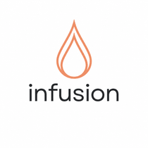 Infusion IV Lounge A logo for infusion iv lounge shows a drop of liquid in a circle.