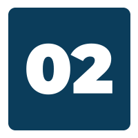 White “02” on a dark blue rounded square icon.
