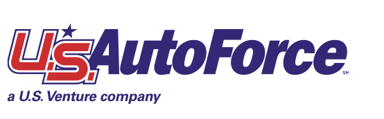 US AutoForce logo in red, blue, and black with the tagline “a U.S. Venture company”