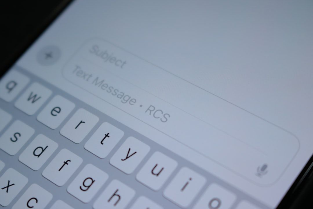 Smartphone text messaging interface representing marketing automation services.