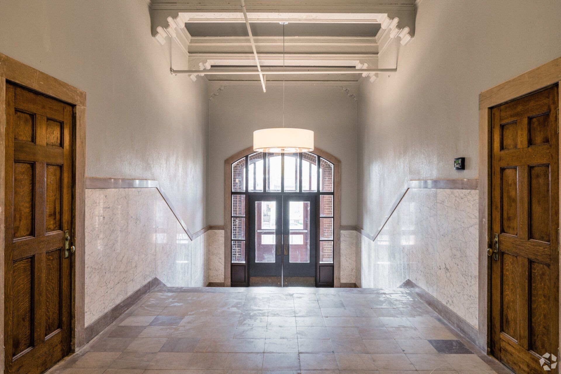 Hallway to units