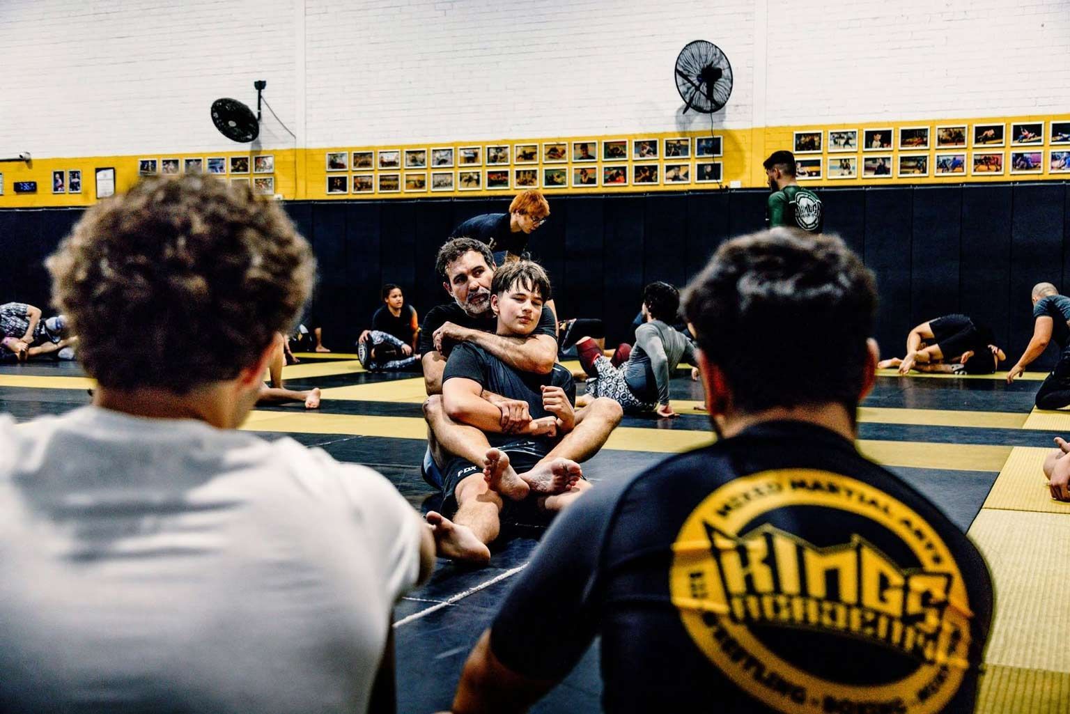Kings Academy Students Training No Gi BJJ