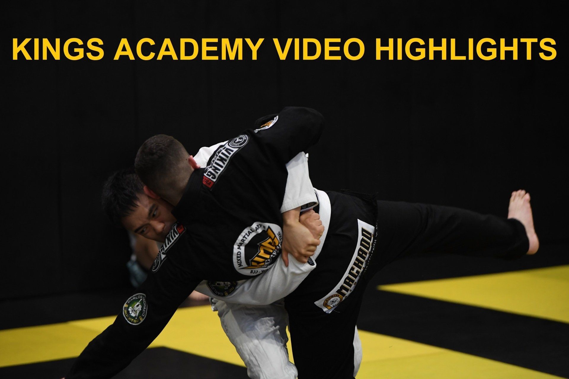 Jiu jitsu coach practicing