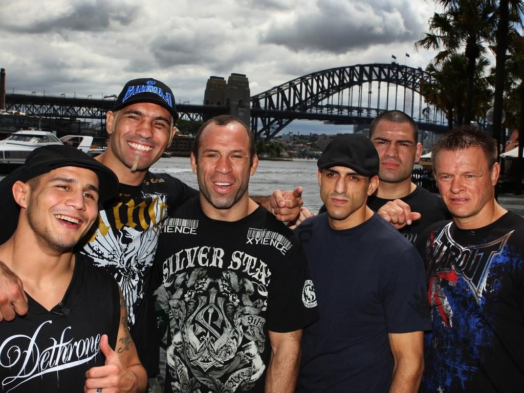Elvis Sinosic with UFC Veterans