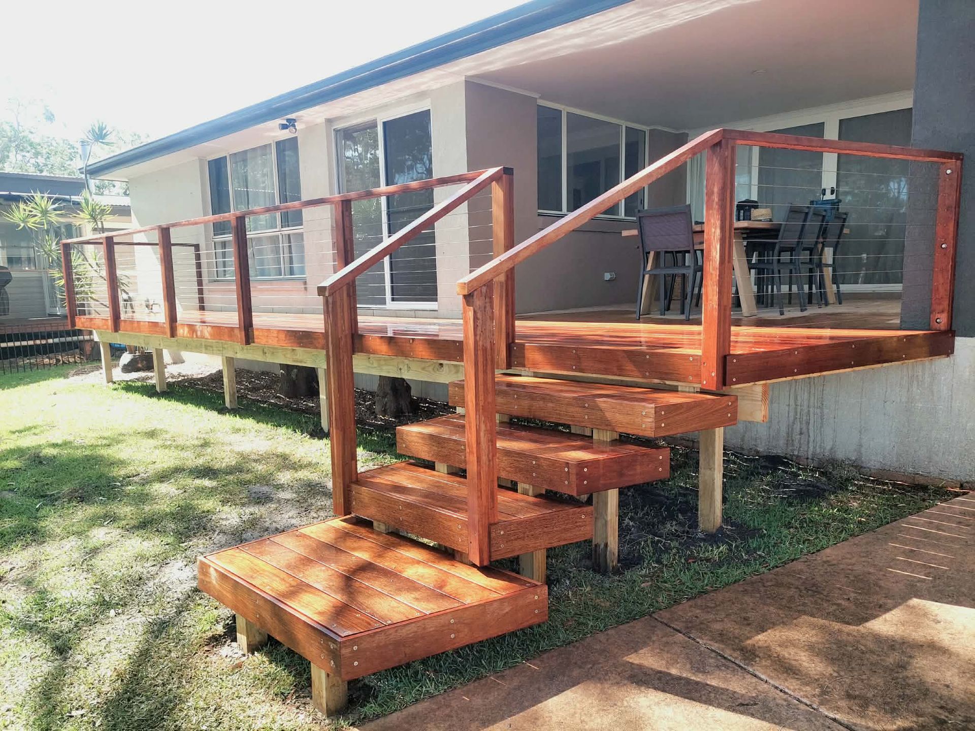outdoor deck lake munmorah