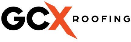 Logo for GCX Roofing: Black 