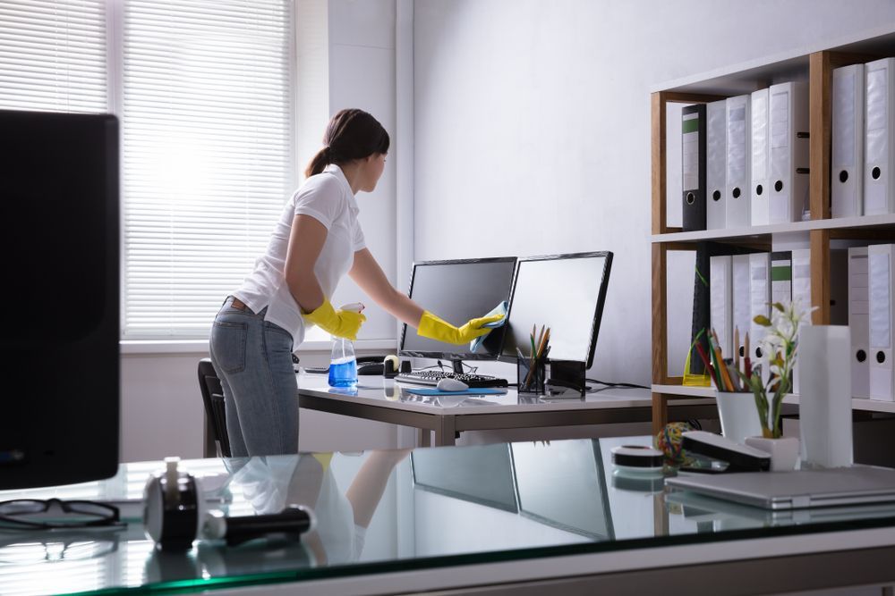 Office Cleaning — Professional Cleaning Company in Pialba, QLD