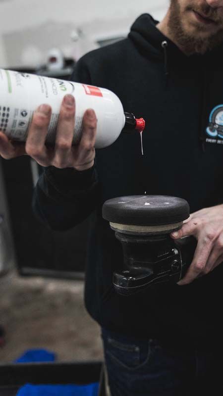 Paint Polishing process.