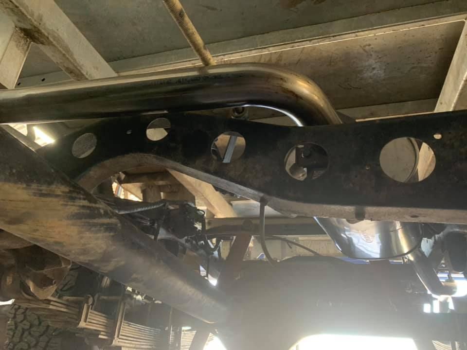 A Close Up Of The Underside Of A Truck — Hannam Street Mufflers and Mechanical In Bungalow, QLD