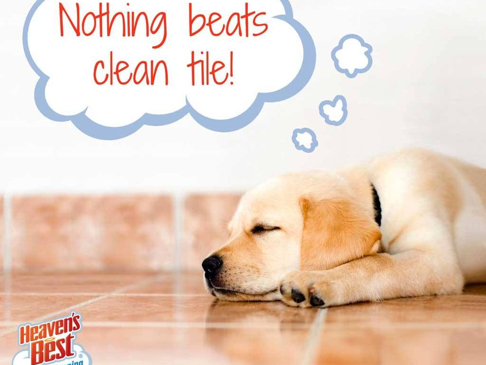 Does your tile and grout look dirty and grimy? Heaven's can bring your grout lines back to their original color