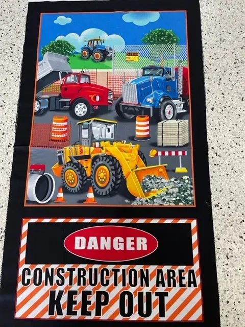 Fabric With Trucks — Arts & Crafts in Emu Park, QLD