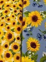 Different Sunflower Fabric — Arts & Crafts in Emu Park, QLD
